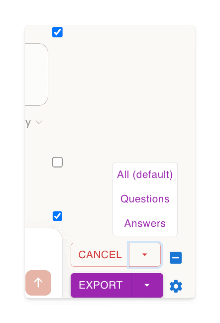 Claude Exporter feature: export part of the conversation